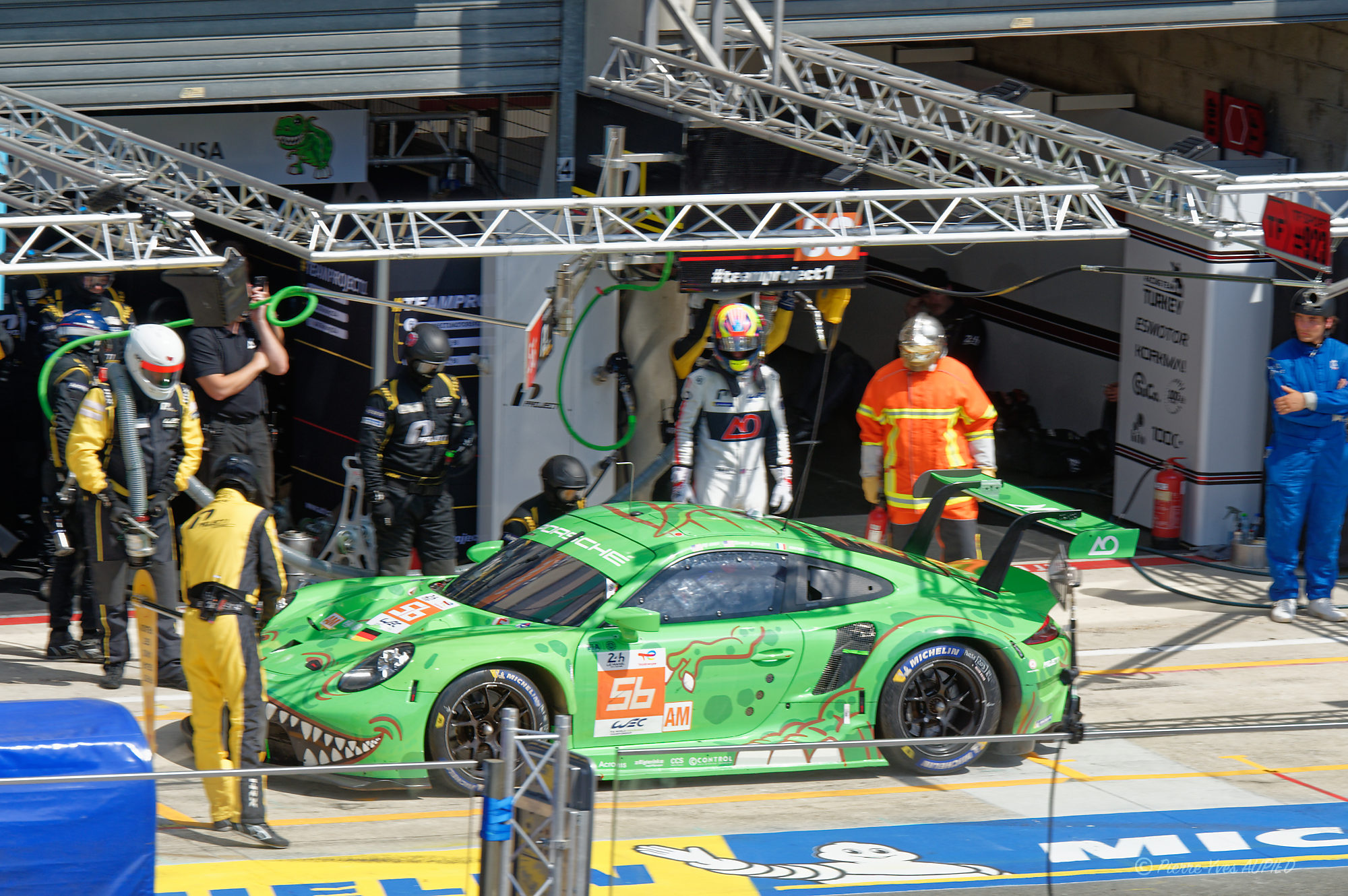 24H du Mans 2023 - n°56 Porsche 911 RSR- IMG3326