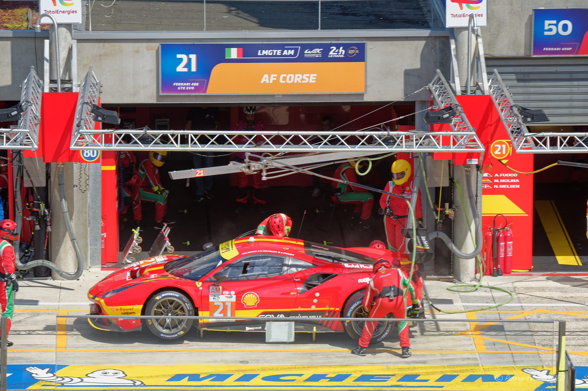 24H du Mans 2023 - n°21 Ferrari 488 GTE Evo - IMG3332