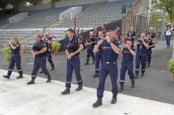 Festival interceltique - Bagad Pompiers du Morbihan - D420543
