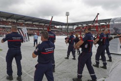 Festival interceltique - Bagad Pompiers du Morbihan - D420547