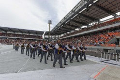 Festival interceltique - Bagad Kemper de Quimper - PA43192