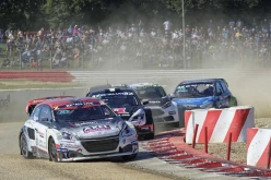 Rallycross Lohéac 2021 : Fabien PAILLER (FRA) sur Peugeot 208  N°20