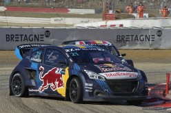 Rallycross Lohéac 2021 : Timmy HANSEN (SWE) sur Peugeot 208  N°21