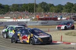 Rallycross Lohéac 2021 : Kevin HANSEN (SWE) sur Peugeot 208  N°9