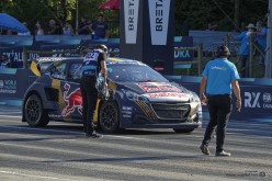 Rallycross Lohéac 2021 : Kevin HANSEN (SWE) sur Peugeot 208 N°9