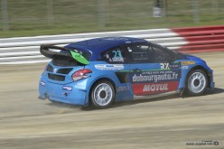 Rallycross Lohéac 2021 : Andréa DUBOURG (FRA) sur Peugeot 208  N°23