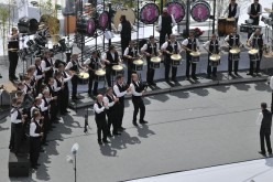 Festival interceltique 2012-3 bagad Ronsed Mor