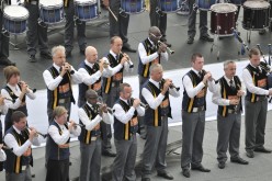 Festival interceltique 2012-42 bagad Kemper, Quimper
