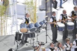 Festival interceltique 2012-55 bagad Kemper, Quimper