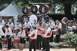 Festival interceltique 2012-515 bagad Saozon Sevigneg