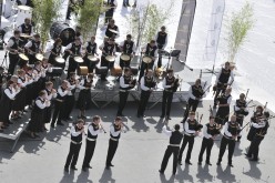 Festival interceltique 2012-205 bagad Meilhoù Glaz, Quimper