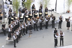 Festival interceltique 2012-215 bagad Meilhoù Glaz, Quimper