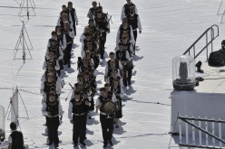 Festival interceltique 2012-236 bagad Meilhoù Glaz, Quimper