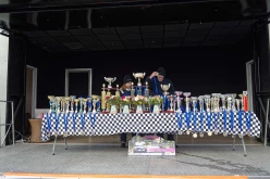 Podium et coupes des vainqueurs Rallye de BROCELIANDE 2024-9733