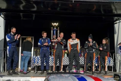 Podium et coupes des vainqueurs Rallye de BROCELIANDE 2024-9787