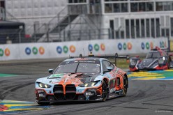 N° 69 BMW M4 LMGT3 Evo en catégorie LMGT3 - 24 H du Mans 2026 - 808D4C