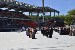 interceltique-2015-149-Bagad de Nantes et cercle de Clisson
