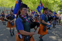 interceltique de Lorient 2017-PA20642 De La Salle Scout Pipe Band Irlande