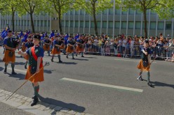 interceltique de Lorient 2017-PA20632 De La Salle Scout Pipe Band Irlande