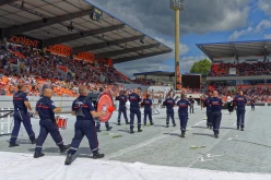 interceltique de Lorient 2017-PA21247 Bagad des Sapeurs Pompiers du Morbihan