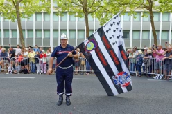 interceltique de Lorient 2017-PA21222 Bagad des Sapeurs Pompiers du Morbihan