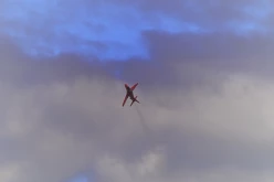 RENNES AIRSHOW 2010 -   les " Red Arrows " 1