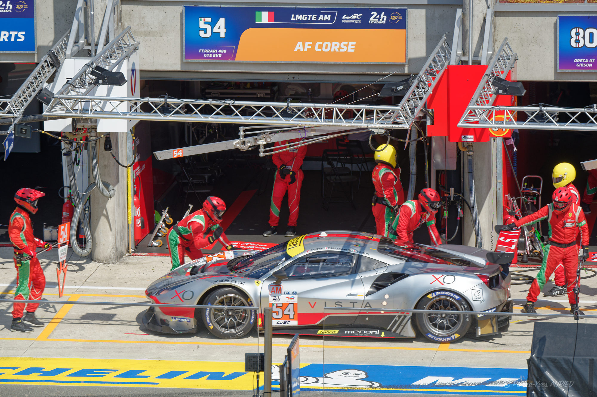 24H du Mans 2023 - n°54 Ferrari 488 GTE Evo - IMG3334