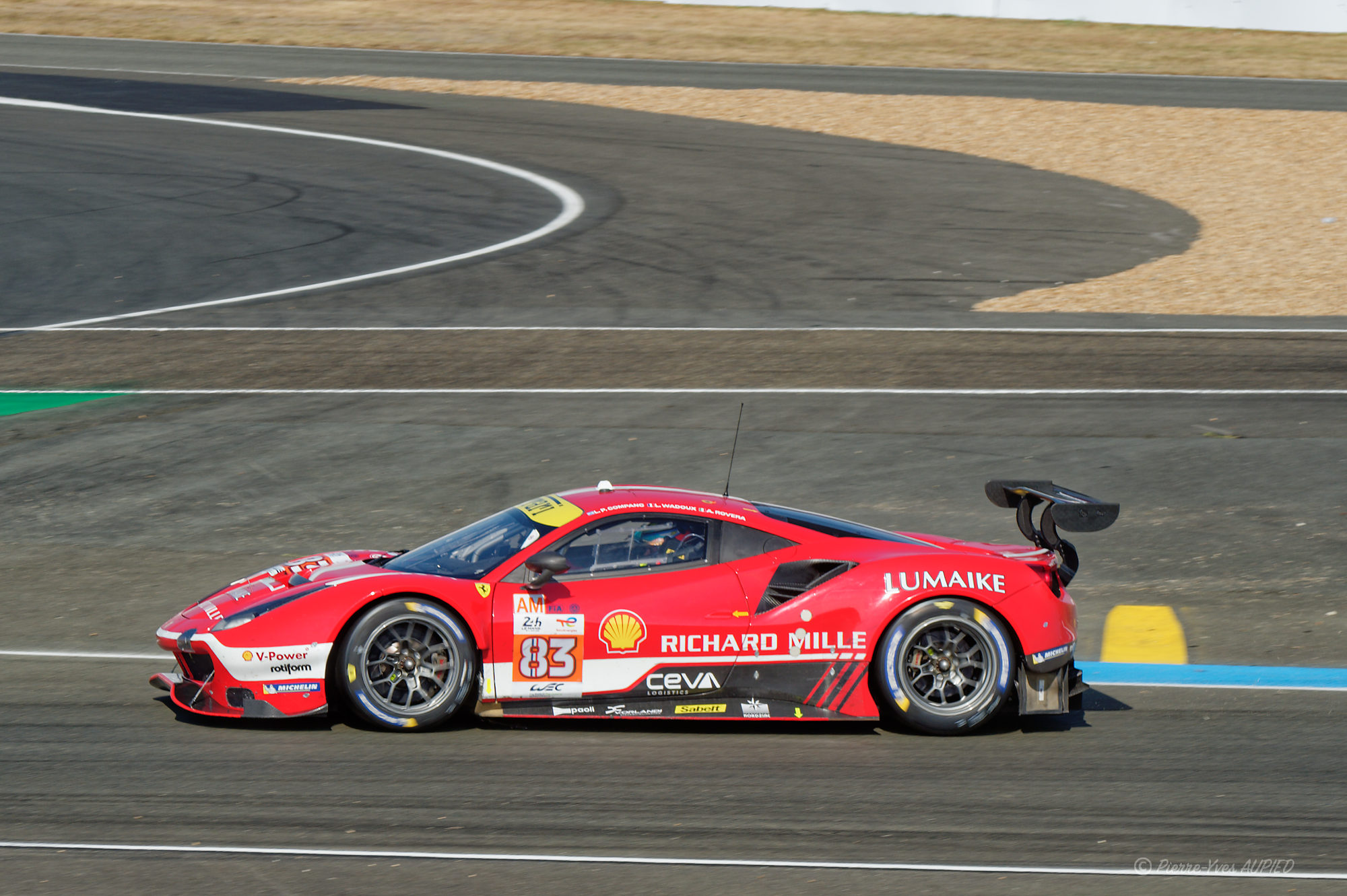 24H du Mans 2023 - n°83 Ferrari 488 GTE Evo - IMG3488