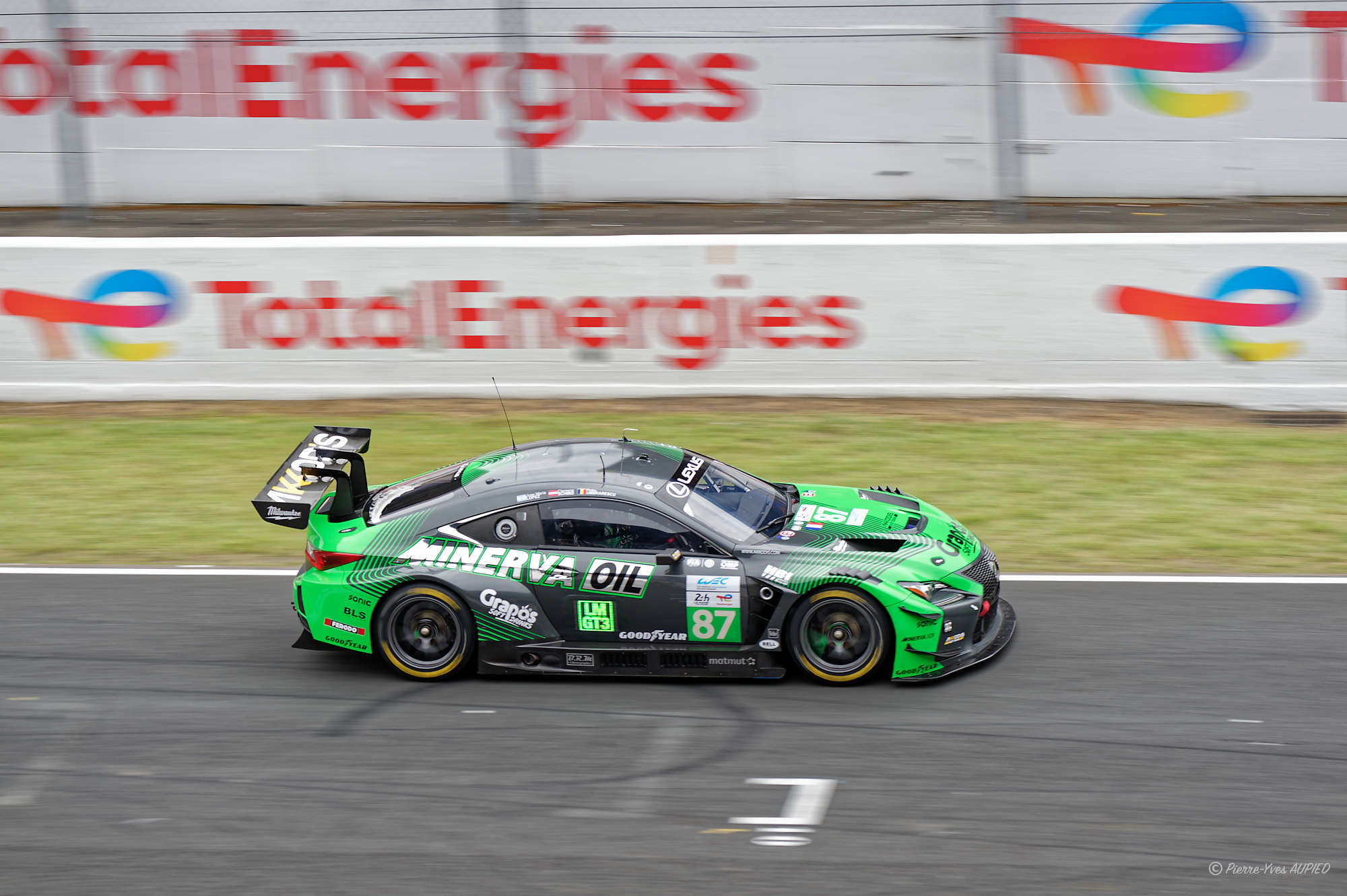 N° 87 LEXUS RC F LMGT3 en catégorie LMGT3 - 24 H du Mans 2026 - 662D4C