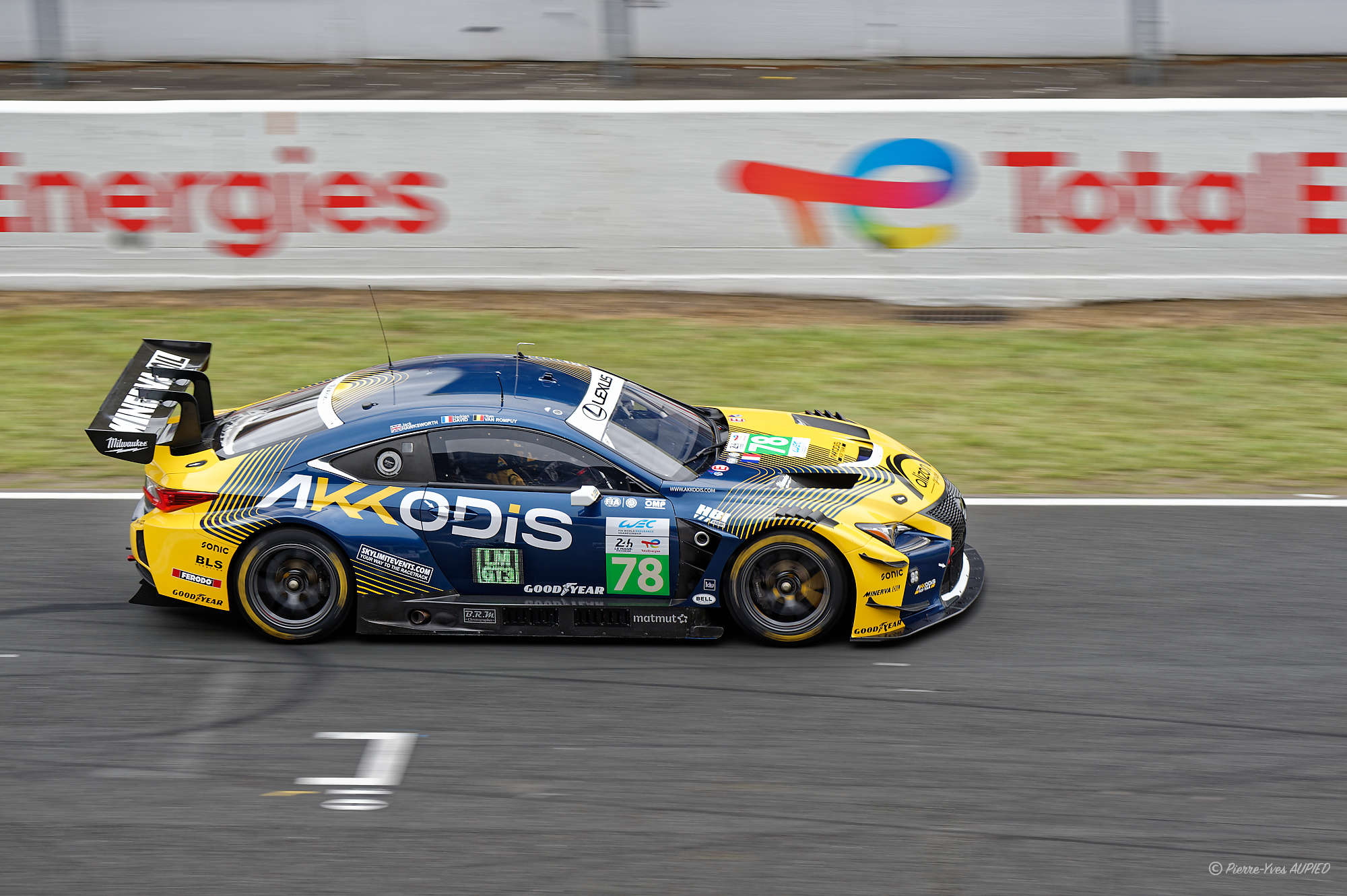 N° 78 LEXUS RC F LMGT3 en catégorie LMGT3 - 24 H du Mans 2026 - 666D4C