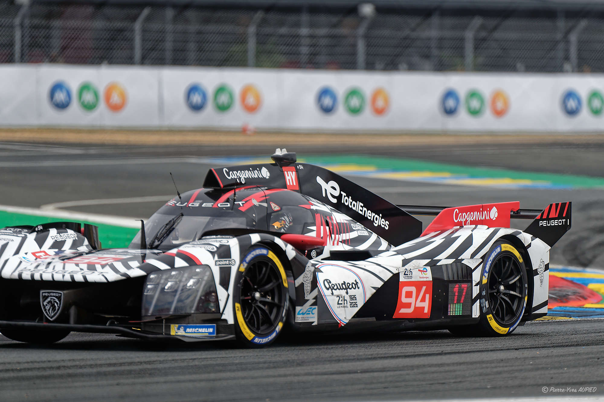 N° 94 PEUGEOT 9X8 en catégorie Hypercar - 24 H du Mans 2026 - 857D4C