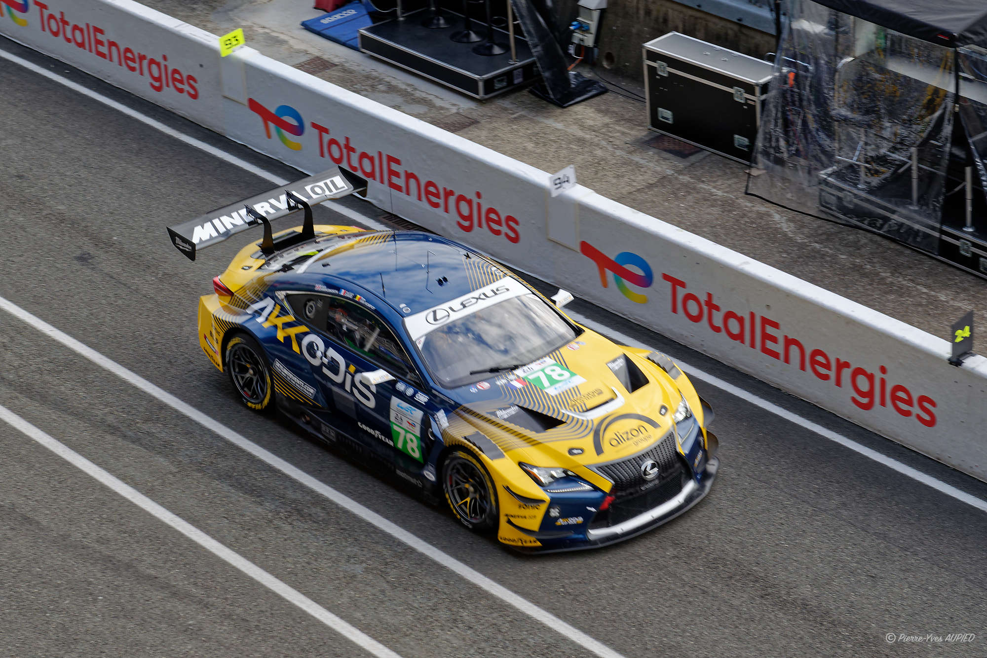 N° 78 LEXUS RC F LMGT3 en catégorie LMGT3 - 24 H du Mans 2026 - 961D8C