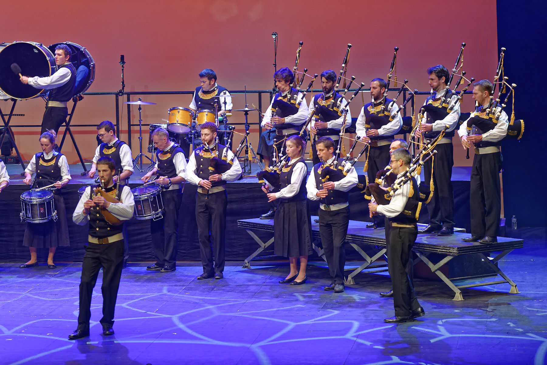 Brest 2018 Bagad Ar Meilhou Glaz PA33904