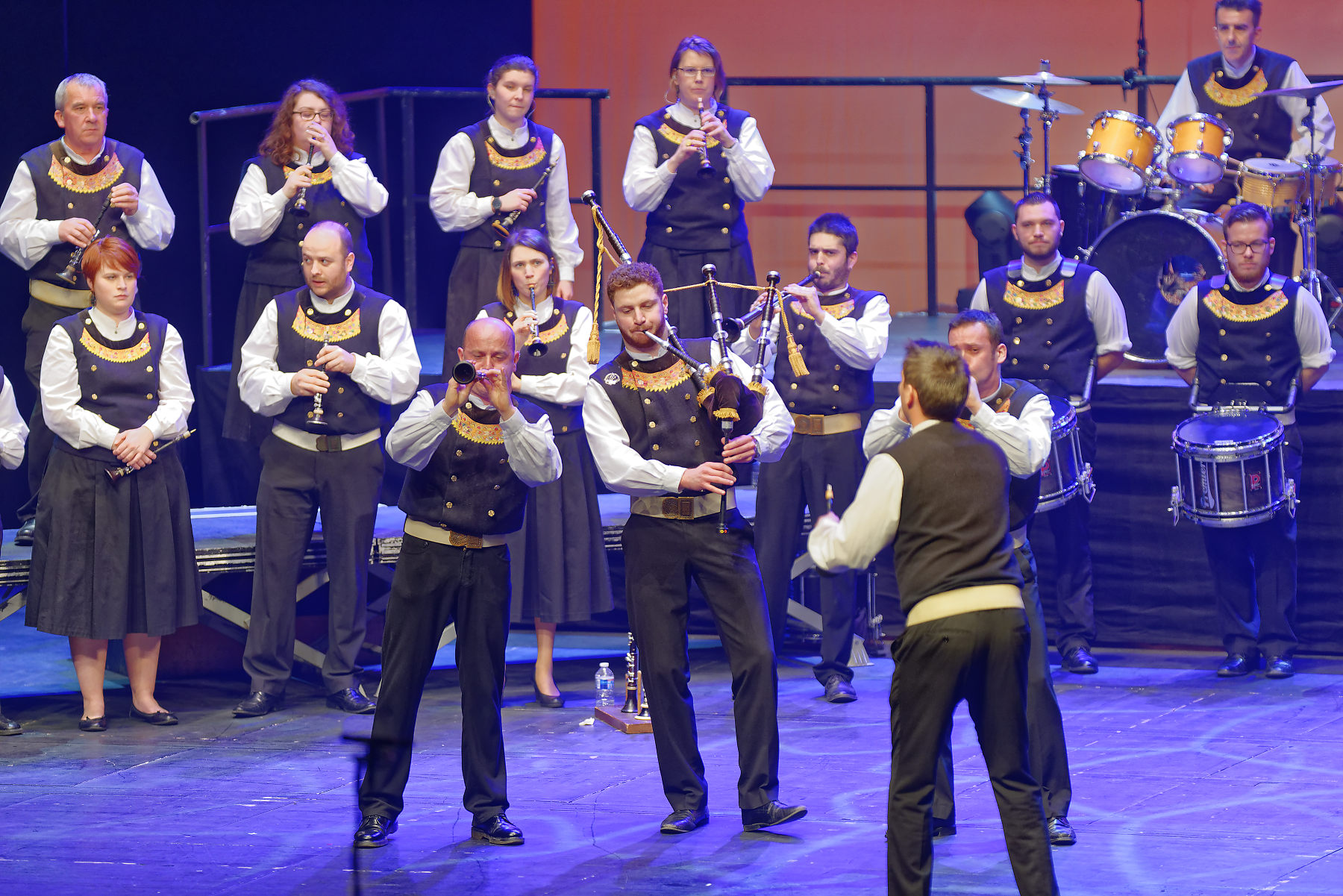 Brest 2018 Bagad Ar Meilhou Glaz PA33914