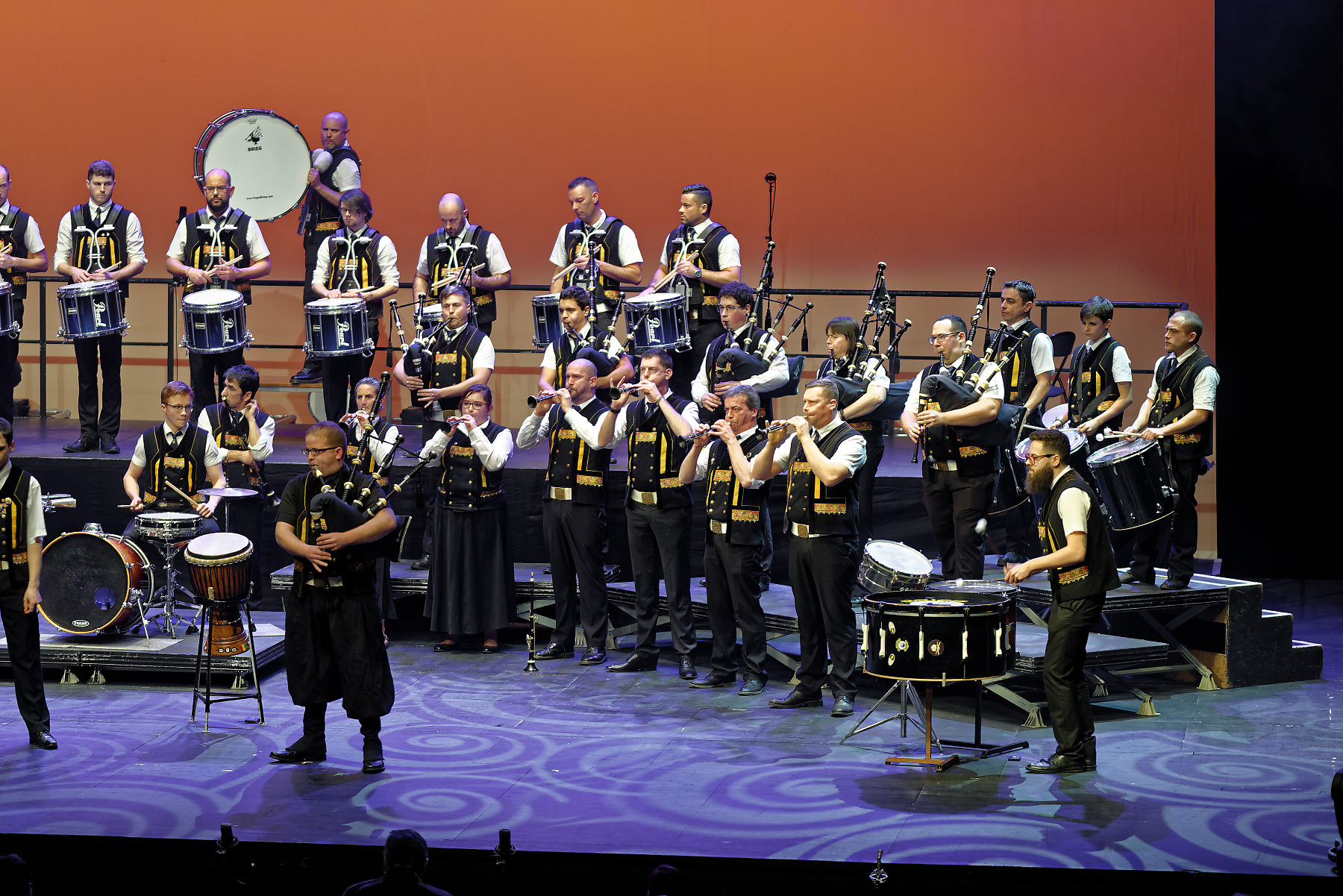 Brest 2018 Bagad Brieg PA33966