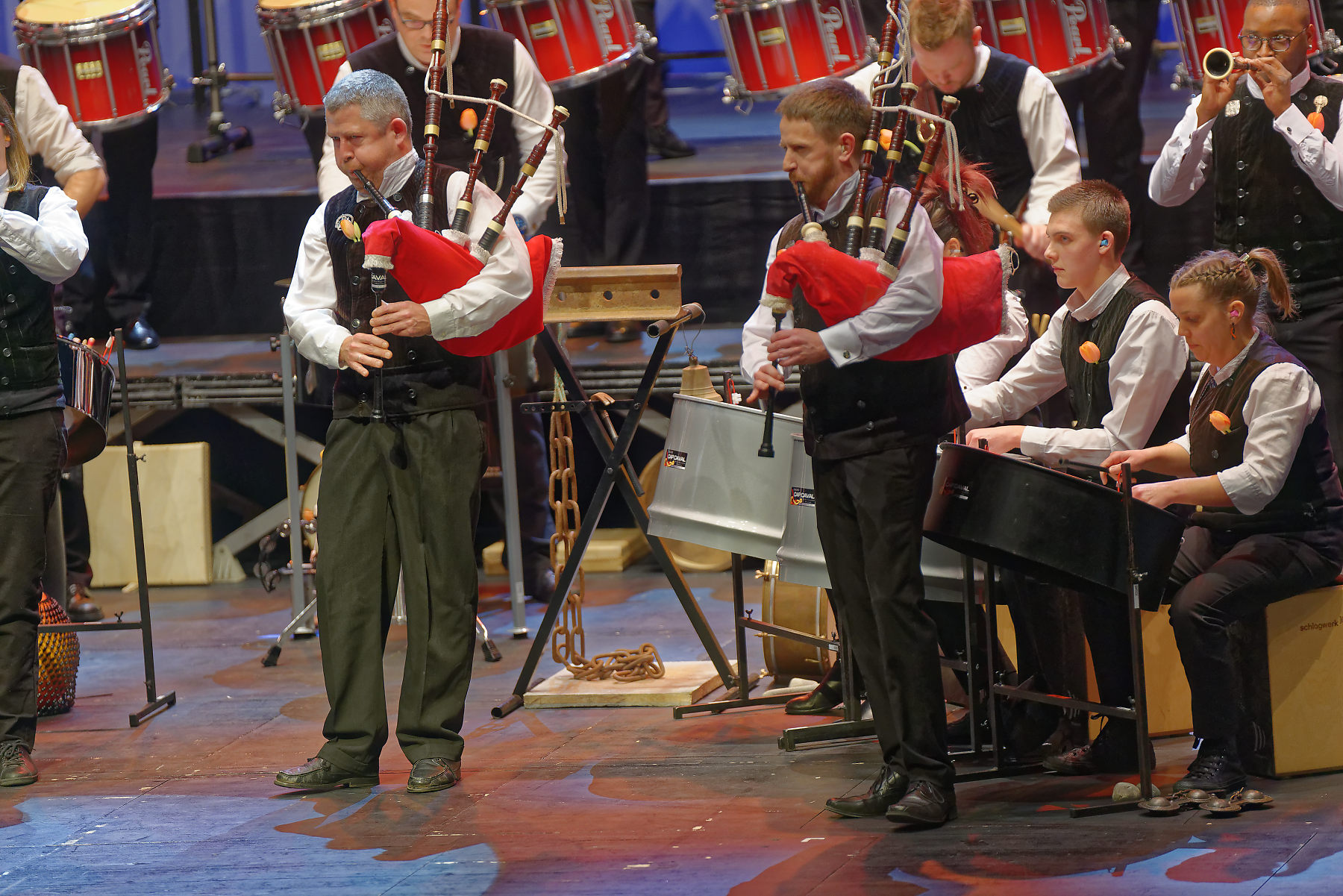 Brest 2018 Bagad Cap Caval PA33855