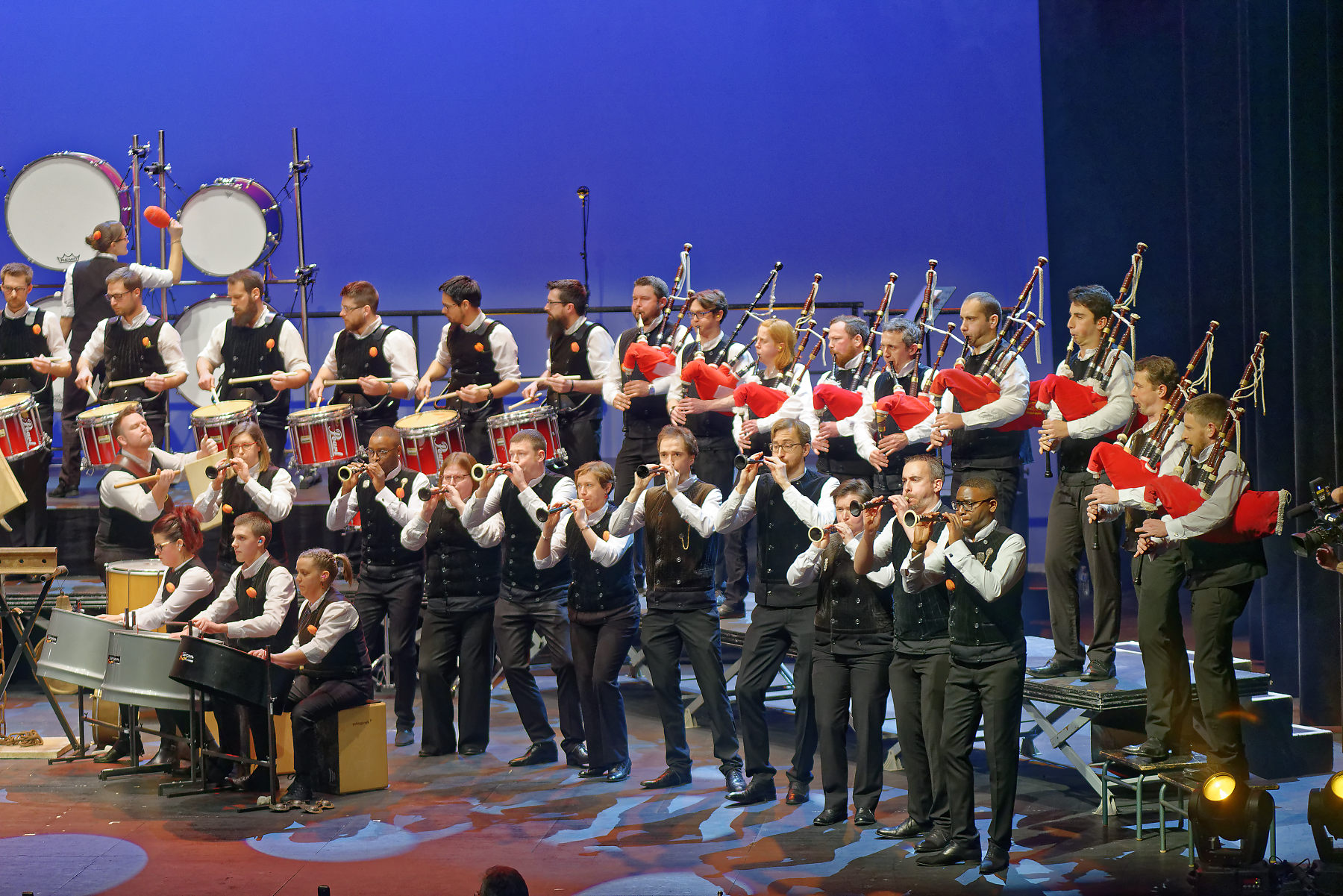 Brest 2018 Bagad Cap Caval PA33861