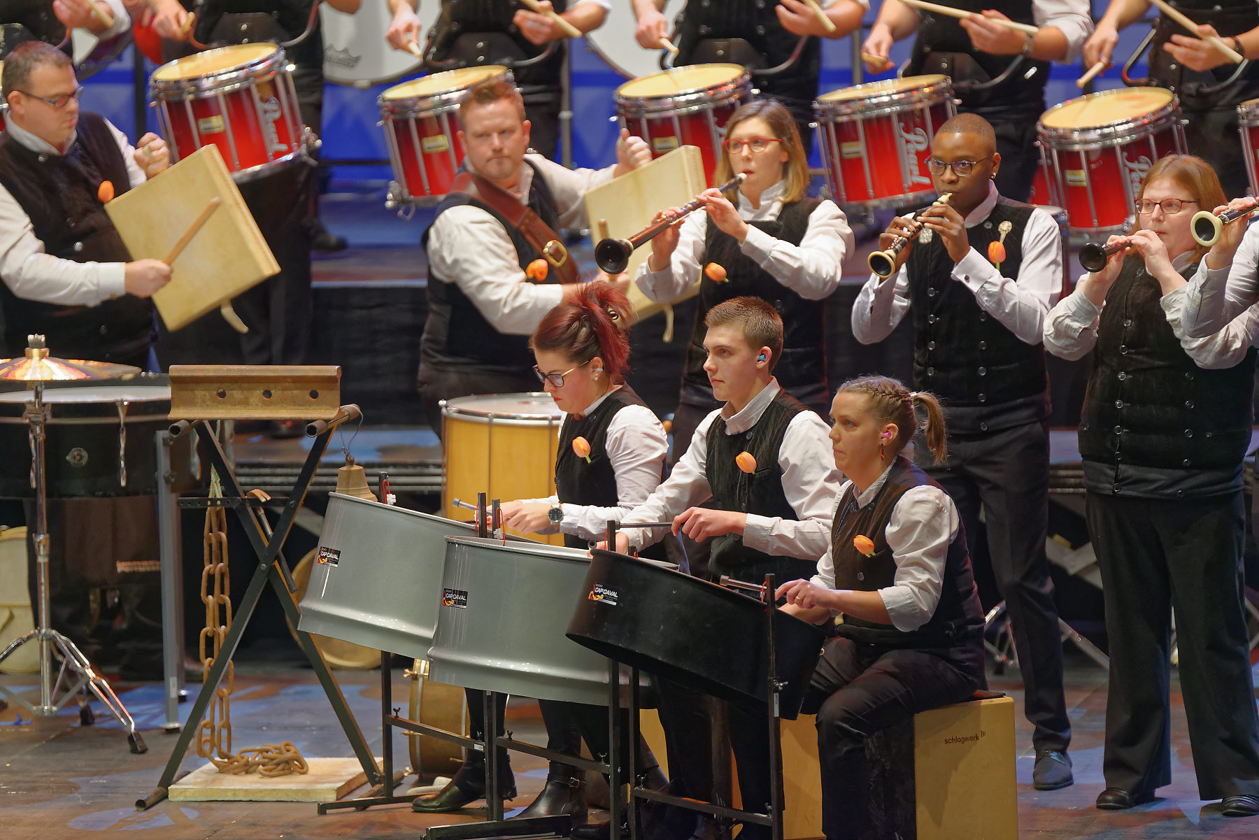 Brest 2018 Bagad Cap Caval PA33862