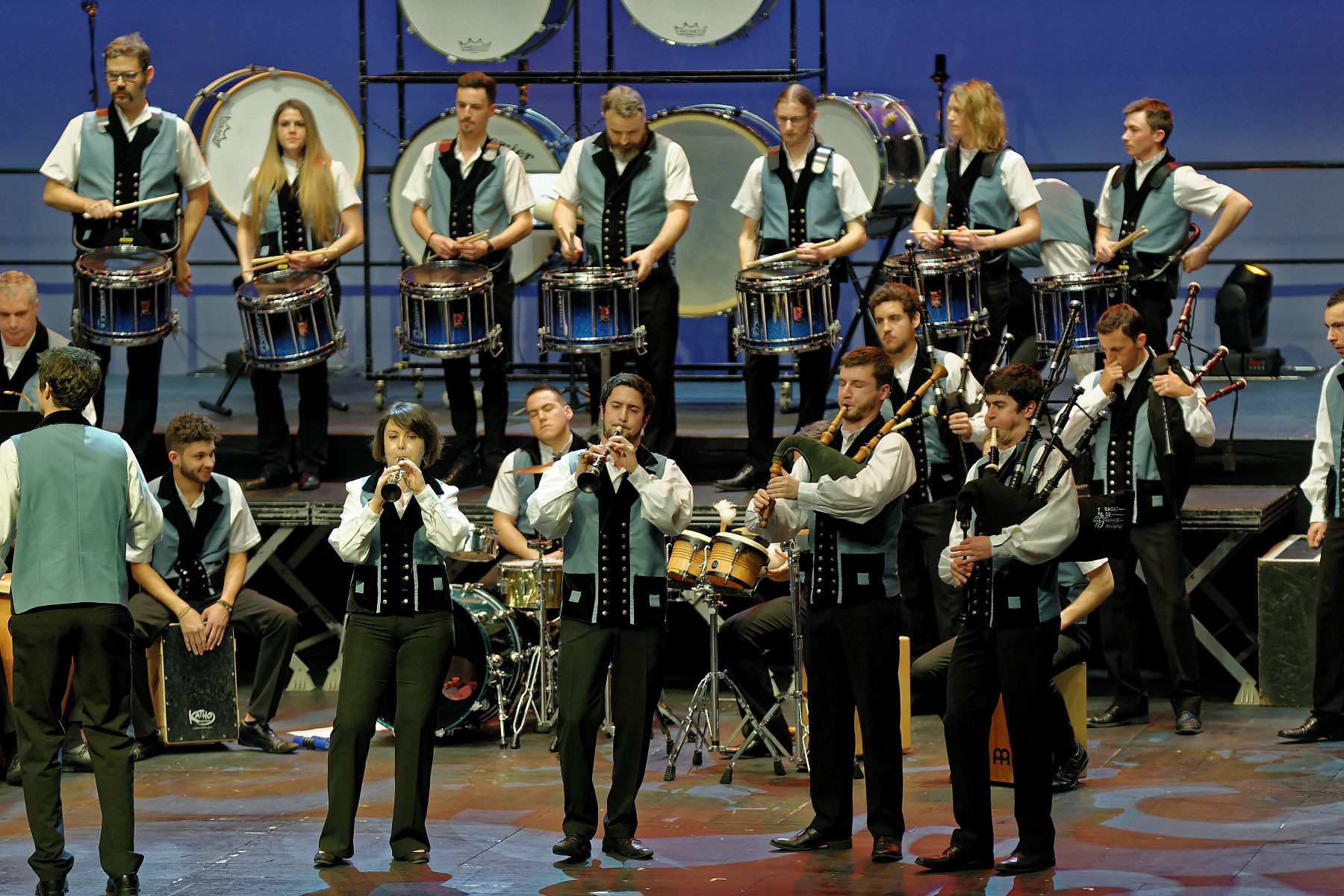 Brest 2018 Bagad Melinerion PA34137