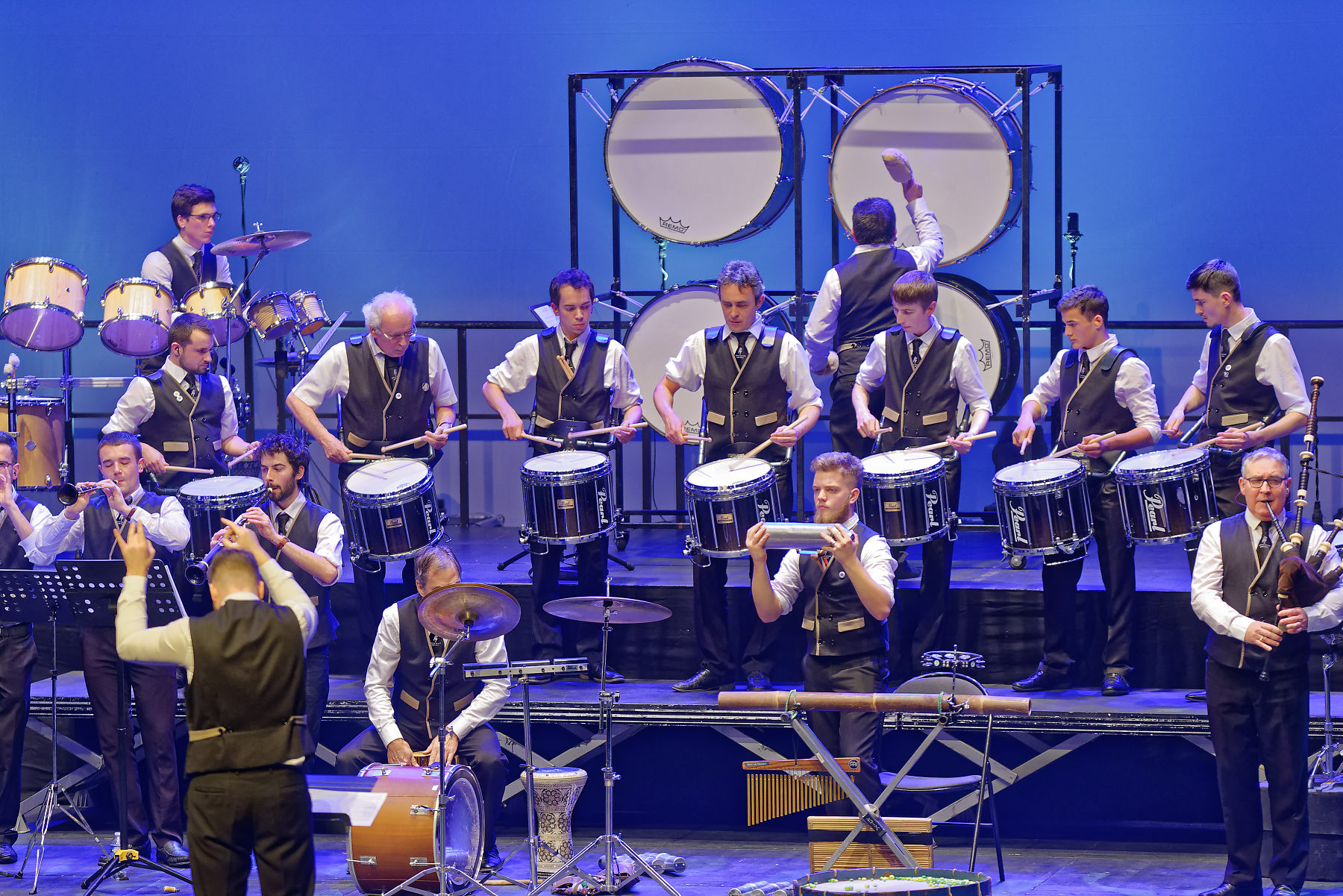 Brest 2018 Bagad Quic en Groigne PA33835