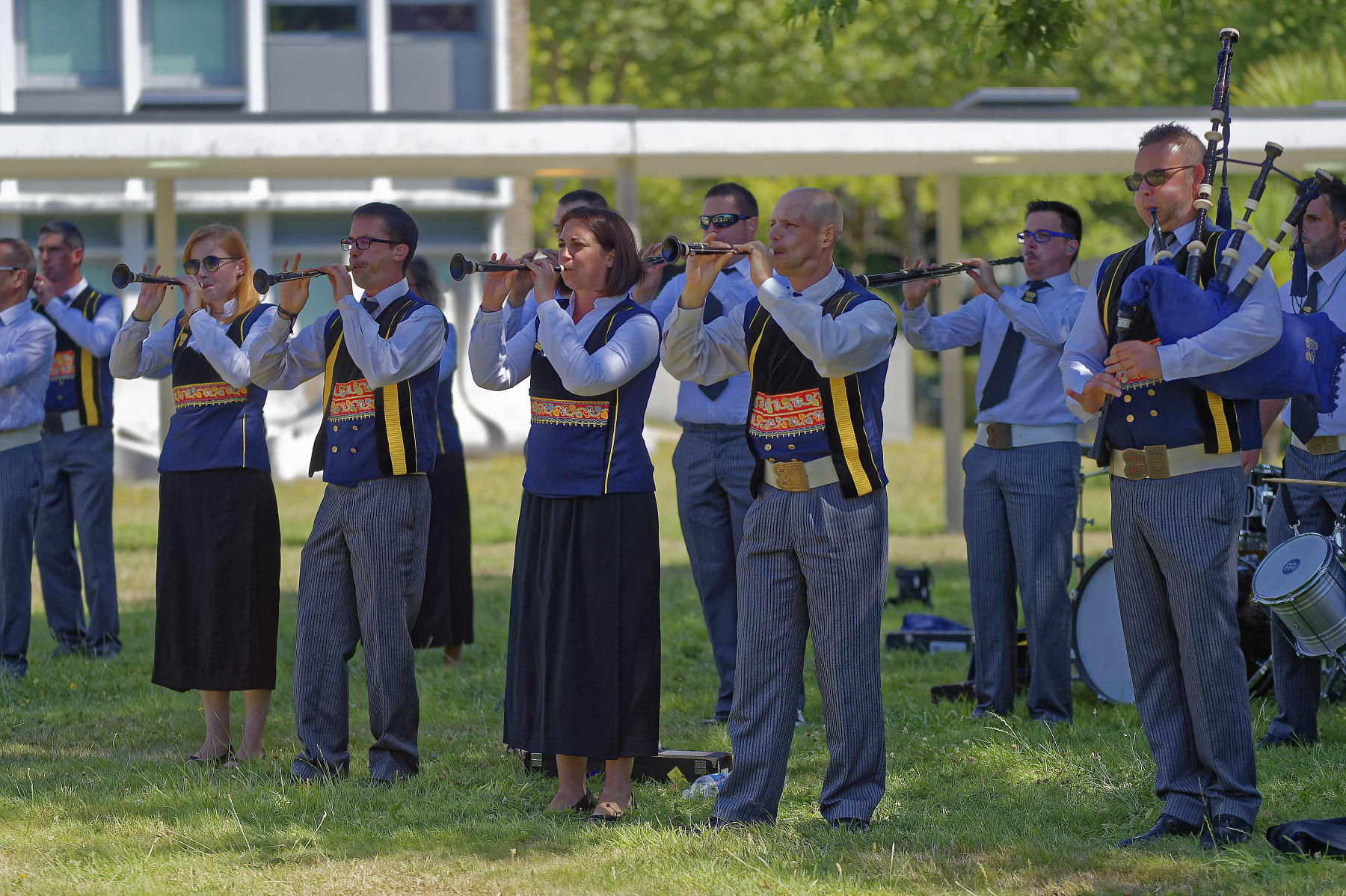 interceltique-2018-image12529 le bagad kemper en répétition