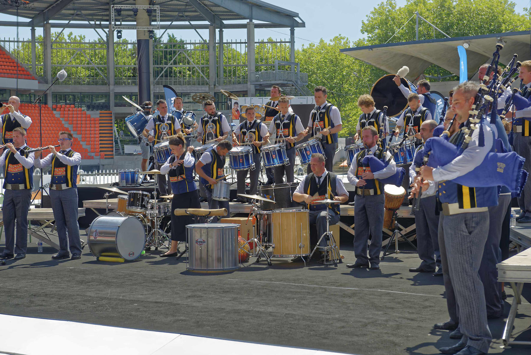 interceltique-2018-image12552 - Le Bagad Kemper de Quimper - concours-des-bagadoù