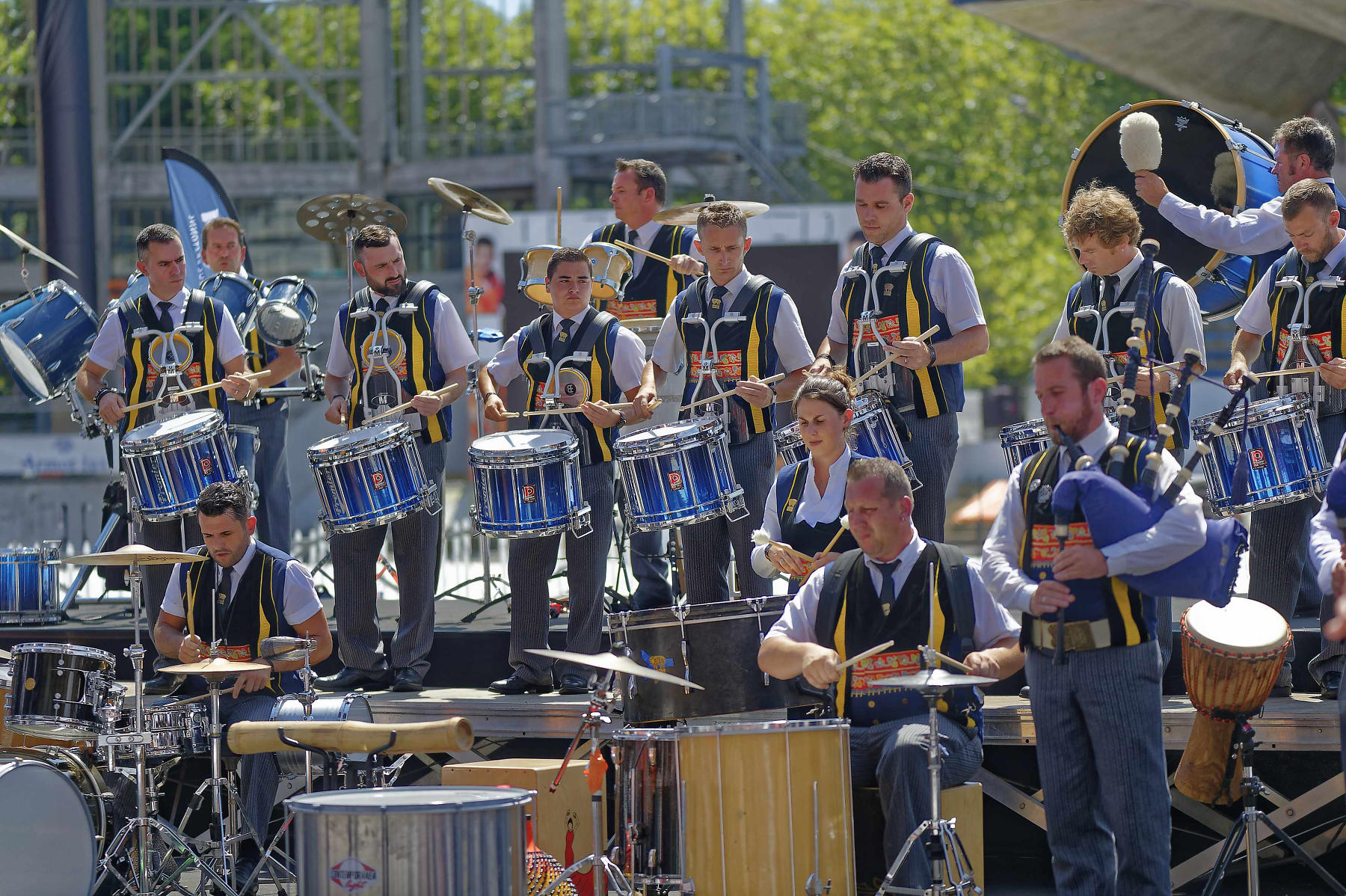 interceltique-2018-image12558 - Le Bagad Kemper de Quimper - concours-des-bagadoù