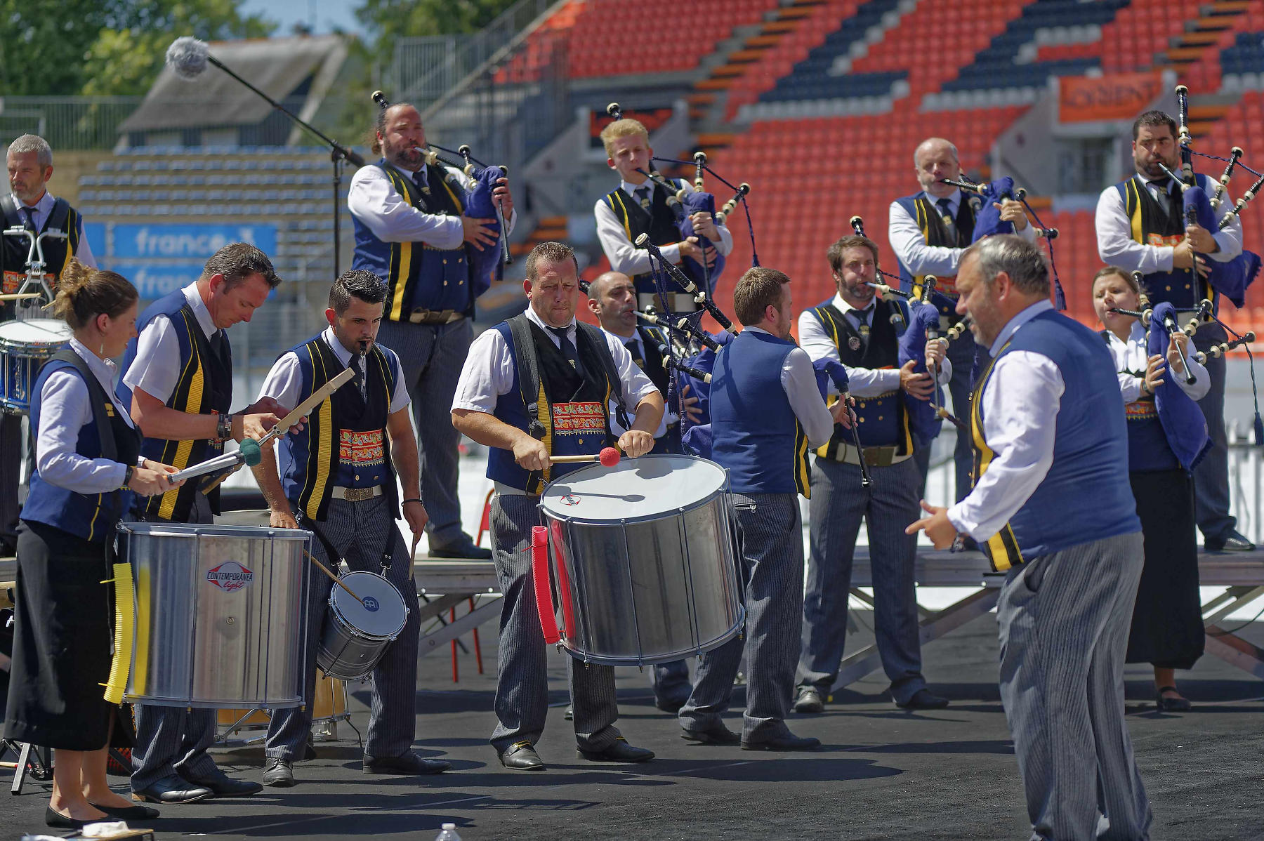 interceltique-2018-image12577 - Le Bagad Kemper de Quimper - concours-des-bagadoù