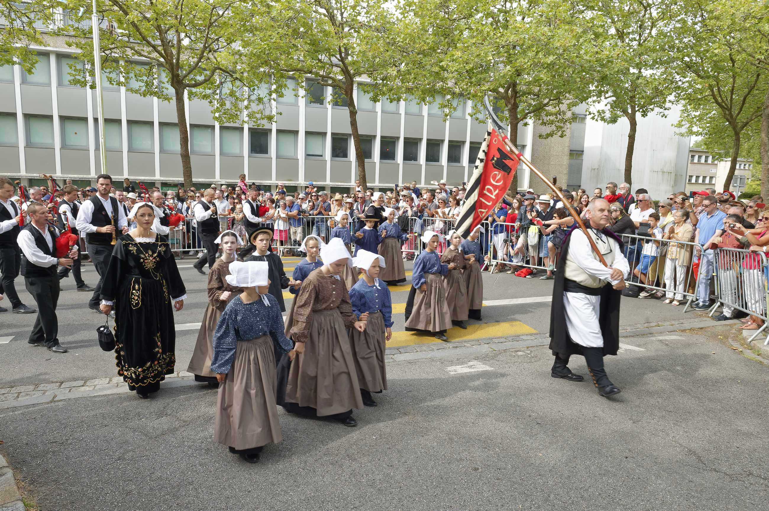 Festival interceltique - Kevrenn Alré, bagad d'Auray - D419240
