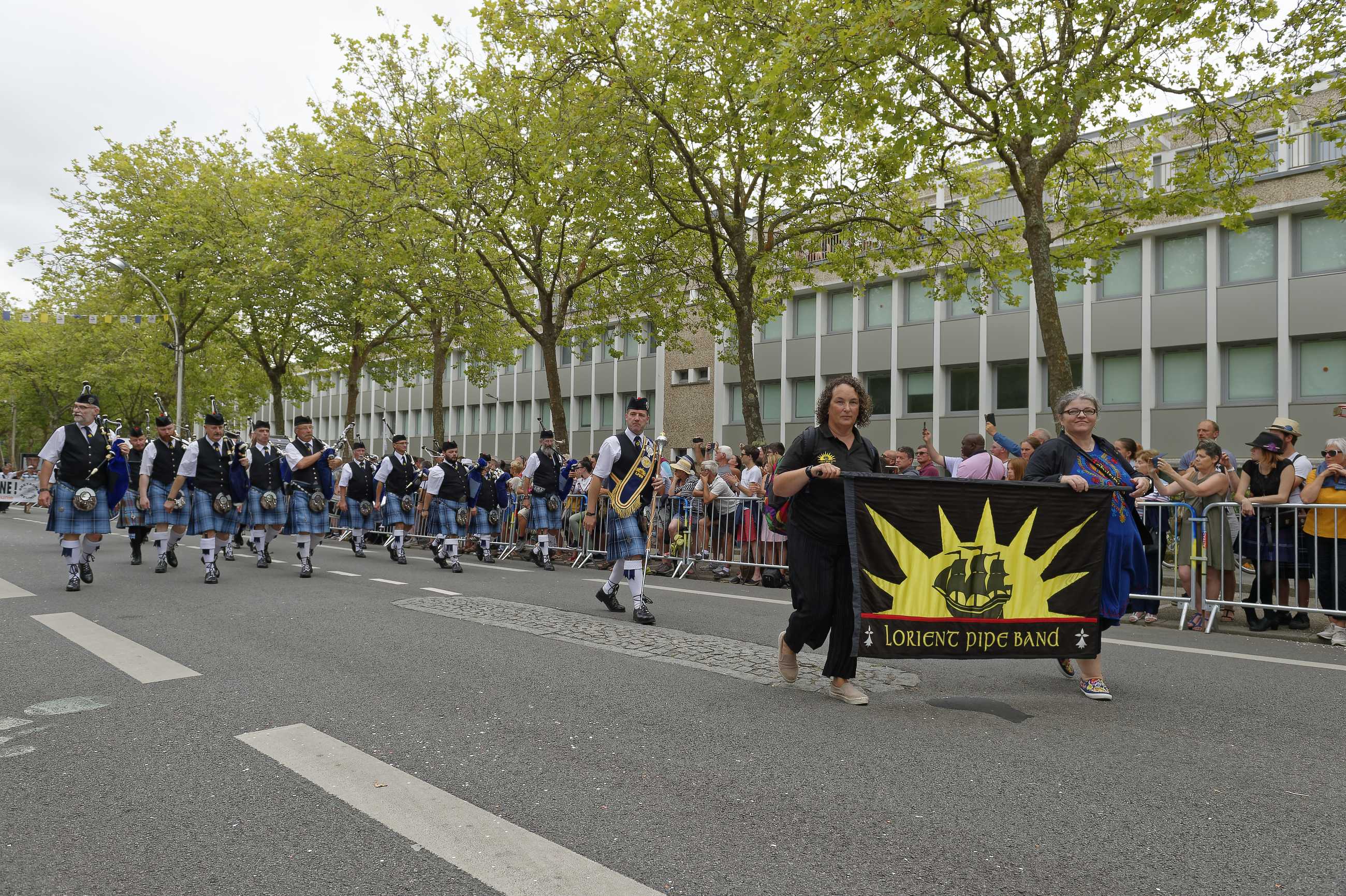 Festival interceltique - Lorient Pipe Band Brittany - D420266