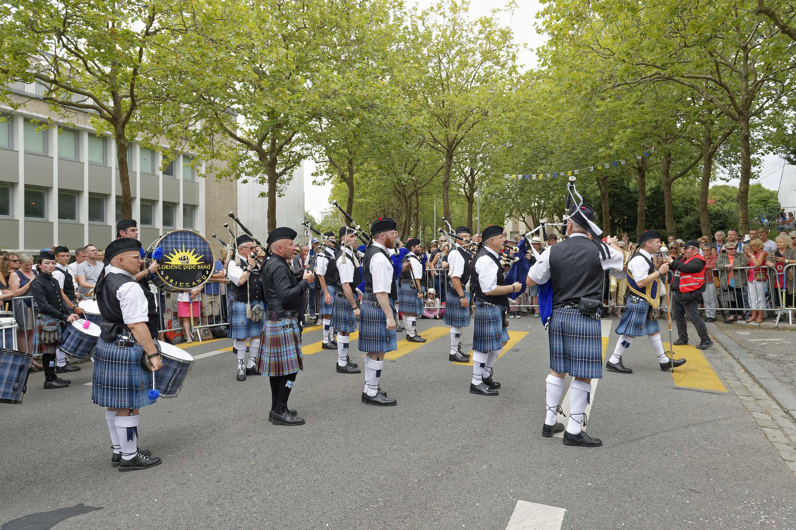 Festival interceltique - Lorient Pipe Band Brittany - D420273