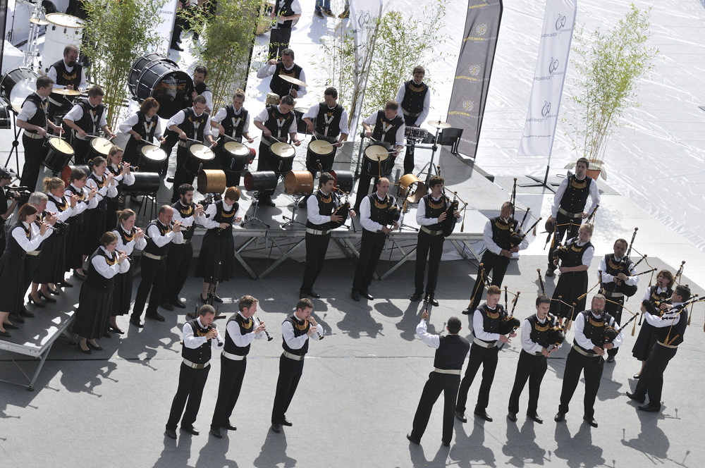 Festival interceltique 2012-205 bagad Meilhoù Glaz, Quimper