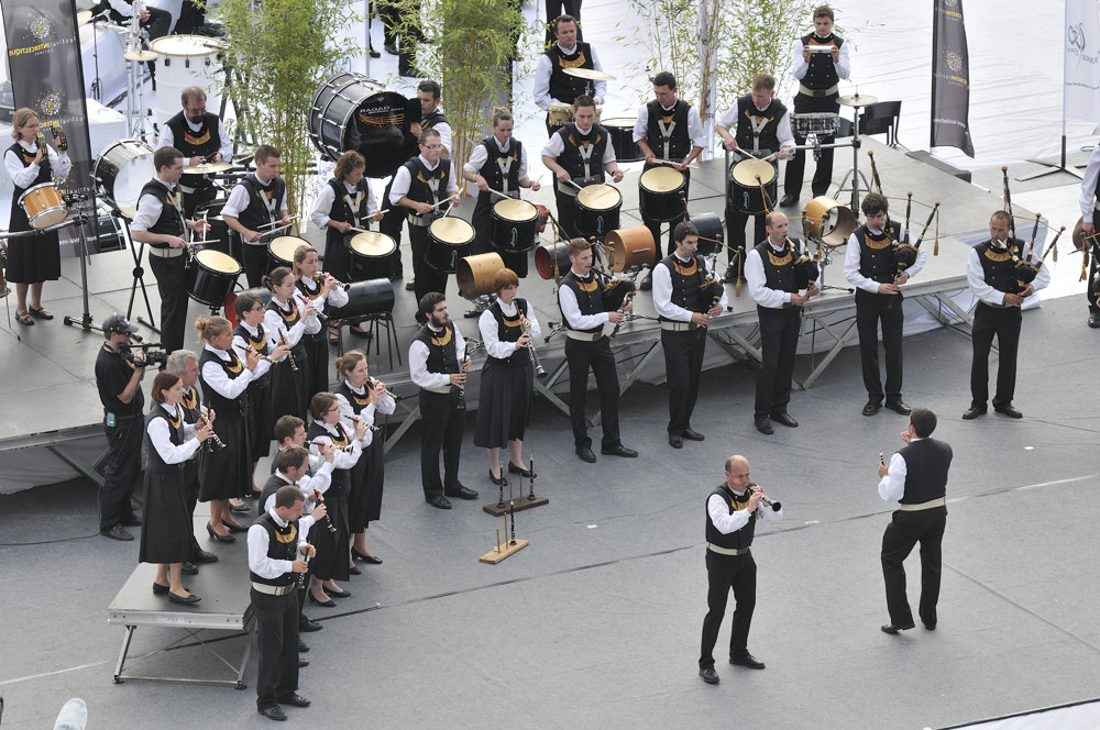 Festival interceltique 2012-208 bagad Meilhoù Glaz, Quimper