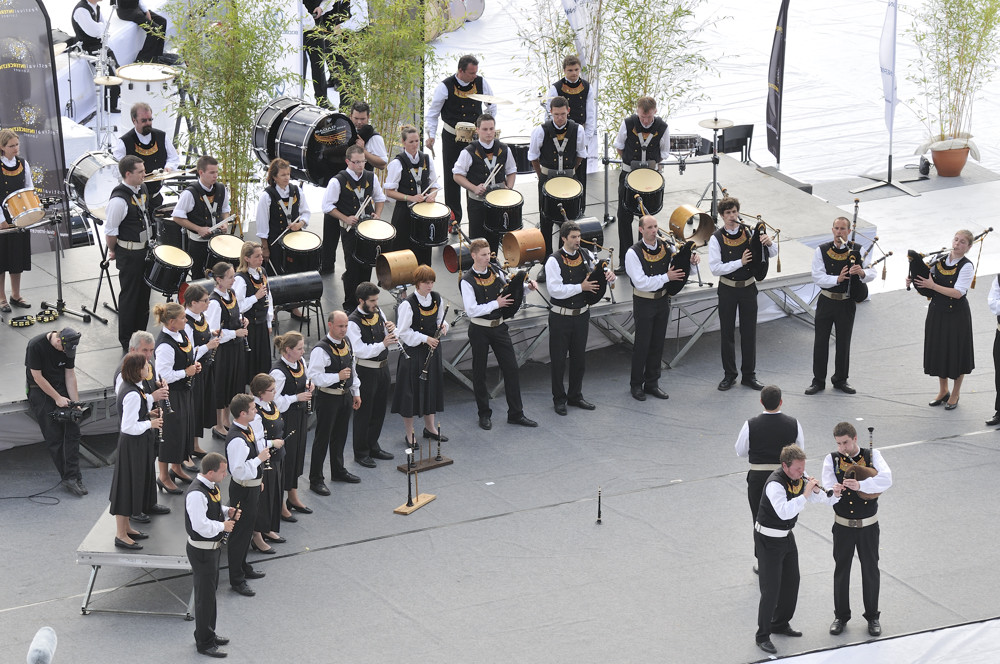 Festival interceltique 2012-215 bagad Meilhoù Glaz, Quimper
